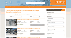 Desktop Screenshot of echafaudage-coffrage.com